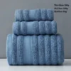 S382b085e39c247c490841deab5939ad8T-2.webp Pure Cotton Terry 3‑Piece Thick Soft Bathroom Towel Set