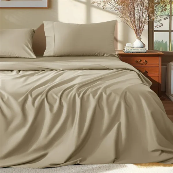 Egyptian Luxury Cotton Sheets Set – 100% Cotton Sateen Weave