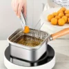Stainless Steel Frying Cooker Set with Basket & Oil Filter