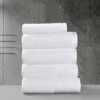 7PCS Cotton White Face & Hand Towels – Soft & Absorbent