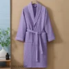 Women’s Cotton Waffle Robe – Home Sleepwear Loungewear
