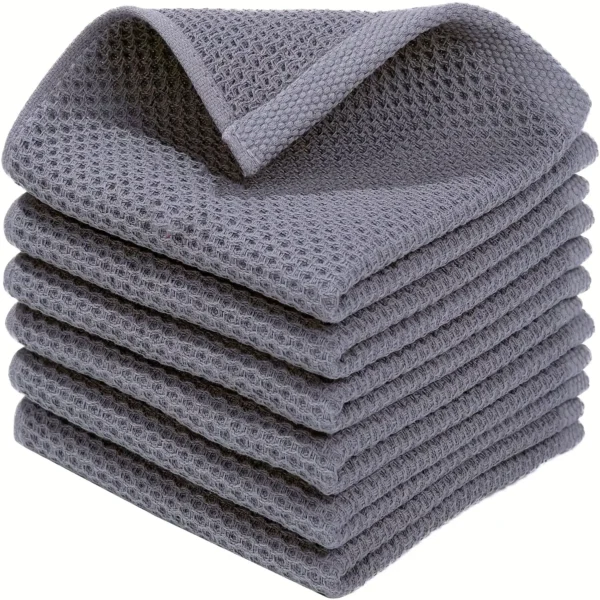 Cotton Honeycomb Square Towels – Soft, Absorbent & Breathable