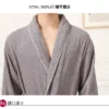 Women's 100% Cotton Toweling Terry Robe Unisex Lovers Soft Bath Robe for Men and Women Nightrobe Sleepwear Casual Home Bathrobe