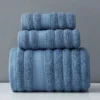 S4421402b7c0344668810519862f6194eh-1.webp Pure Cotton Terry 3‑Piece Thick Soft Bathroom Towel Set