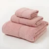 S452793e6ed7149429f66b6d653a0cd02i.webp Organic Cotton Towel Set 3‑Piece Ultra Soft & Absorbent