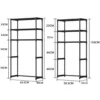 S45fb6136472642b5b764adea2ed2dbcat.webp Adjustable Bathroom Storage Rack – Movable Over‑Toilet Plastic Shelf