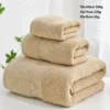 S4c7084ad2af844dca7a0070c51ed6cd9K-2.webp Pure Cotton Terry 3‑Piece Thick Soft Bathroom Towel Set