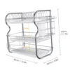 Multi-functional 3-Tier Dish Rack Kitchen Supplies Storage Rack Draining Rack