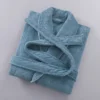 Pure Cotton Hotel Bath Robe – Unisex Kimono Towel Robe for Adults
