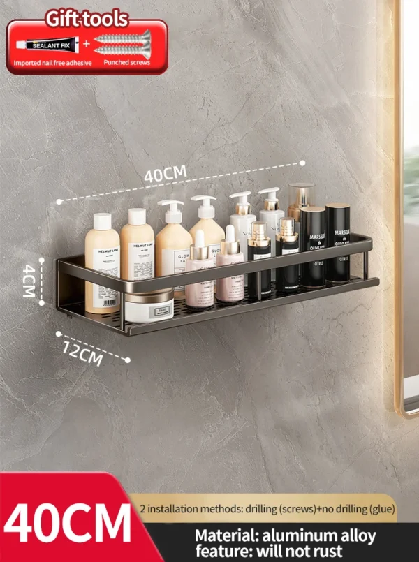 S4fd9cadc012d4f7fab181a77233ea262V-2.webp Bathroom Shelf – Space Aluminum Wall‑Mounted Single Tier Rack