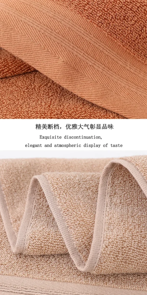 6‑Piece 100% Cotton Soft Absorbent Bathroom Towel Set