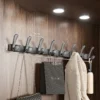 S5bc59e637240471da8ef1aaa55511f77n-2.webp Wall Coat Rack – Metal Base Bathroom Clothes Hanger with 6 Hooks