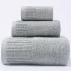 100% Cotton 3‑Piece Towel Set – Soft & Absorbent