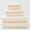 6‑Piece 100% Cotton Soft Absorbent Bathroom Towel Set