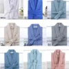 Pure Cotton Hotel Bath Robe – Unisex Kimono Towel Robe for Adults