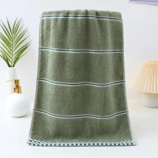 Soft Cotton Face Towel – Thickened Absorbent Jacquard Design