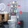 Bathroom Storage Rack – Punch‑Free Floor & Wall Organizer