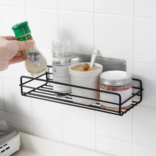 Bathroom Storage Rack /Kitchen Organizer /Shelf -Black