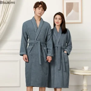 100% Cotton Toweling Terry Robe – Soft Unisex Bathrobe for Home & Sleepwear