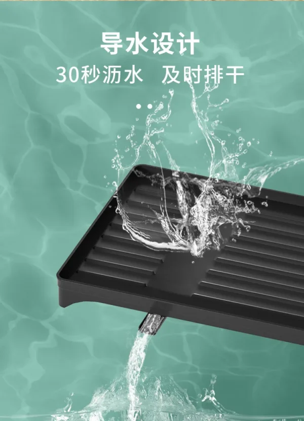 New Dish Storage Rack Kitchen Multifunctional Shelf Household Dish and Chopsticks Storage Rack Countertop Dish Drain Rack