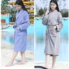Pure Cotton Hotel Bath Robe – Unisex Kimono Towel Robe for Adults