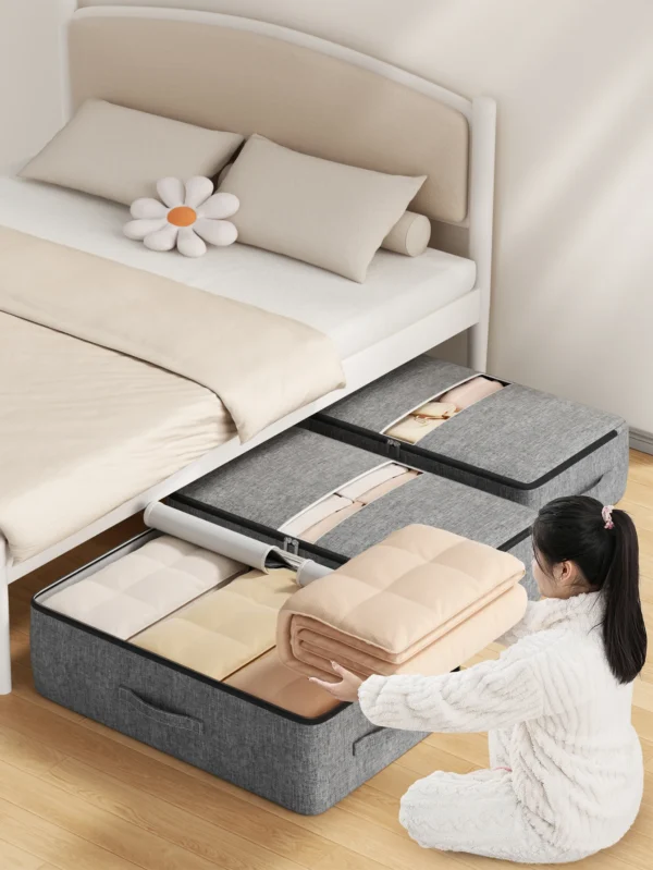 Extra‑Large Underbed Storage Bag for Clothes & Quilts