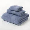S7892bcae2fc84087908087089ed46fde4.webp Organic Cotton Towel Set 3‑Piece Ultra Soft & Absorbent