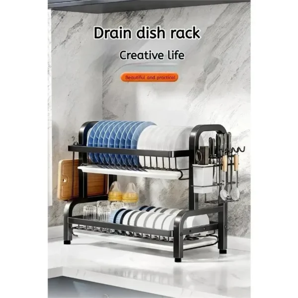 Kitchen Shelf Dish Storage Rack Drain Dish Dish Dish Dish Dish Dish Dish Rack Multifunctional Rack