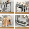 S7ad78e0f7c0c4500a9e11760eaa95fa1R-3.webp Stainless Steel Multifunctional Dish Drying Rack Organizer