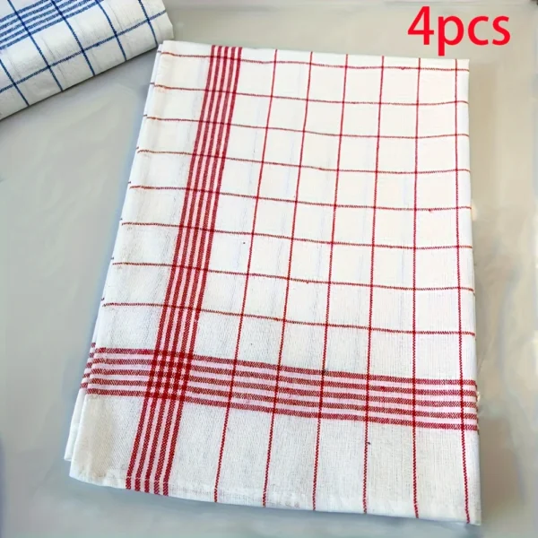3/8Pcs, Colorful Simple Checkered Kitchen Towels, Absorbent Cleaning Cloths, Cooking and Baking Tea Towels, Dishwashing Cloths, Scouring Pads, Hand Towels, Tea Towels, Super Soft, Highly Absorbent, Kitchen Decoration, Daily Necessities, Life Essentials, Kitchen Must-Haves