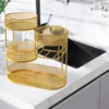 S88fff8b1ea3749eeb51fd2aed7f21a30X-1.webp Fruit Basket Bowl Fruit and Vegetable Storage Basket for Kitchen Counter Removable Bread Snack Product Storage Rack