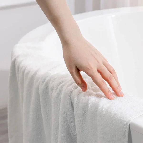 S893feda336294da285706620e1a00607g.webp Soft 100% Cotton Bath Towel Set – Super Absorbent 3‑Pack