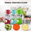 New Fruit & Vegetable Tools Vegetable Chopper Shredders Blender Cheese Grinder Kitchen Gadgets Rotary Food Cutter Kitchen