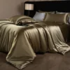 Luxury Bedding Set with Silk & Rayon Sheets
