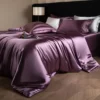 Luxury Bedding Set with Silk & Rayon Sheets