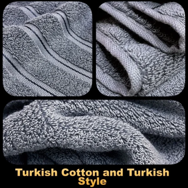 White Blue 2pcs Home Bath Towels 100% Egyptian Cotton Towel Couple Set Super Absorbent Terry Clothes Quick Drying Shower Towels