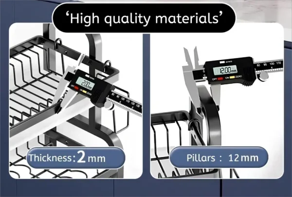 Kitchen Shelf Dish Storage Rack Drain Dish Dish Dish Dish Dish Dish Dish Rack Multifunctional Rack