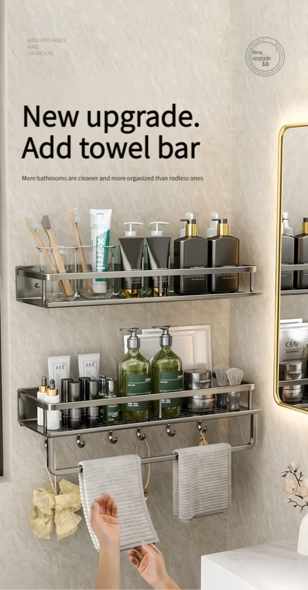 S983d3d43e6c64e81802ffa113e55a7b3r-1.webp Bathroom Shelf – Space Aluminum Wall‑Mounted Single Tier Rack