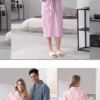 Pure Cotton Hotel Bath Robe – Unisex Kimono Towel Robe for Adults