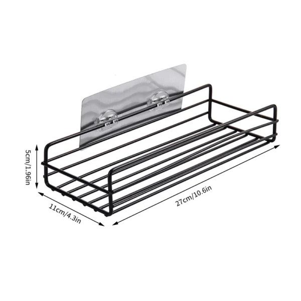 Bathroom Storage Rack /Kitchen Organizer /Shelf -Black