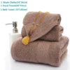 S9bb706f2e99648a59c746449bc25946aA.webp Soft 100% Cotton Bath Towel Set – Super Absorbent 3‑Pack