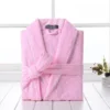 Pure Cotton Hotel Bath Robe – Unisex Kimono Towel Robe for Adults