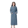 Sa704ecb91ed241b997fa8841e1dfd26eU.webp Fashion Robe Lovers Soft Bath Robe Nightrobe Sleepwear Male Casual Home Bathrobe Hotel Robe 100% Cotton Toweling Terry Robe