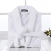 Pure Cotton Hotel Bath Robe – Unisex Kimono Towel Robe for Adults