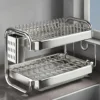 Sa98b7c4b888543fb8e9d96889510cb2ff-3.webp Stainless Steel Multifunctional Dish Drying Rack Organizer