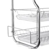 Multi-functional 3-Tier Dish Rack Kitchen Supplies Storage Rack Draining Rack