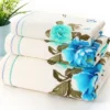 Saa152f00c8c849eb8231dc58c32732f6z.webp 2025 New Luxury 100% Cotton Towel with Bath Towels New Women Peony Beach Towel Bathroom Set for Family Guest Bathrooms Gym