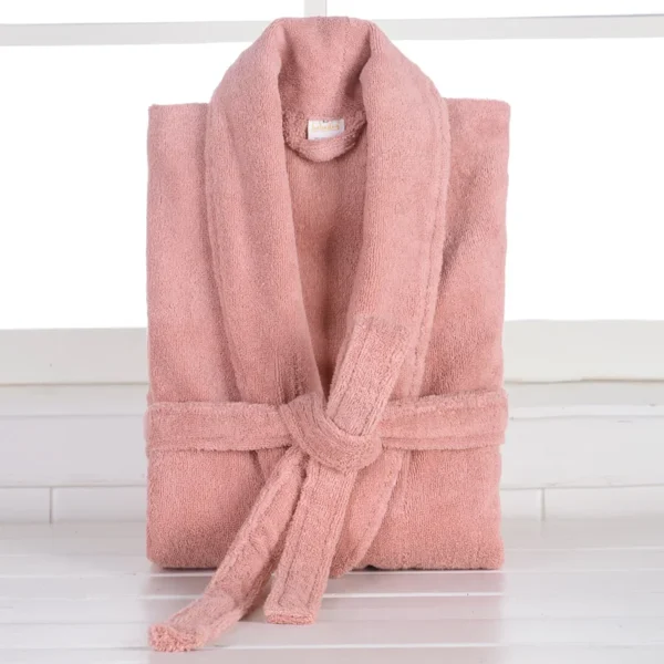 Pure Cotton Hotel Bath Robe – Unisex Kimono Towel Robe for Adults
