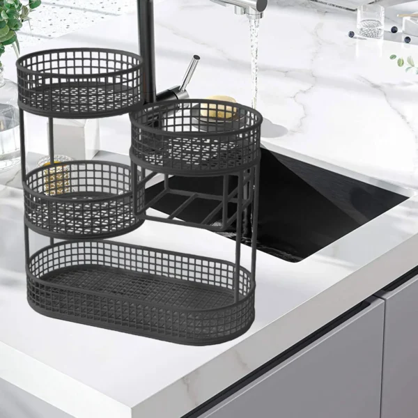 Sb4516644eda84a15a4540248379220b5c-1.webp Fruit Basket Bowl Fruit and Vegetable Storage Basket for Kitchen Counter Removable Bread Snack Product Storage Rack