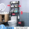 Bathroom Storage Rack – Punch‑Free Floor & Wall Organizer